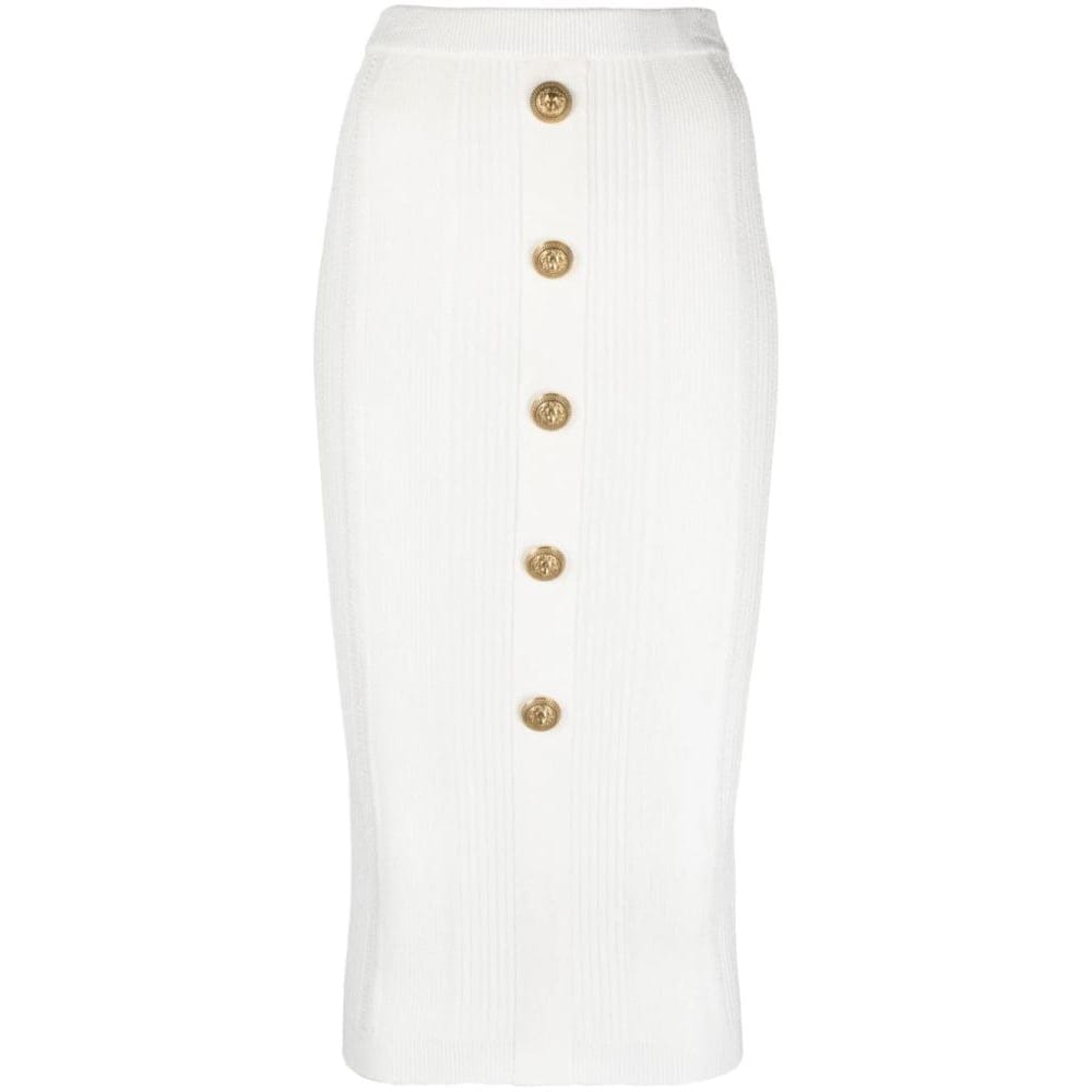 Balmain - Jupe Midi '5-Button' pour Femmes