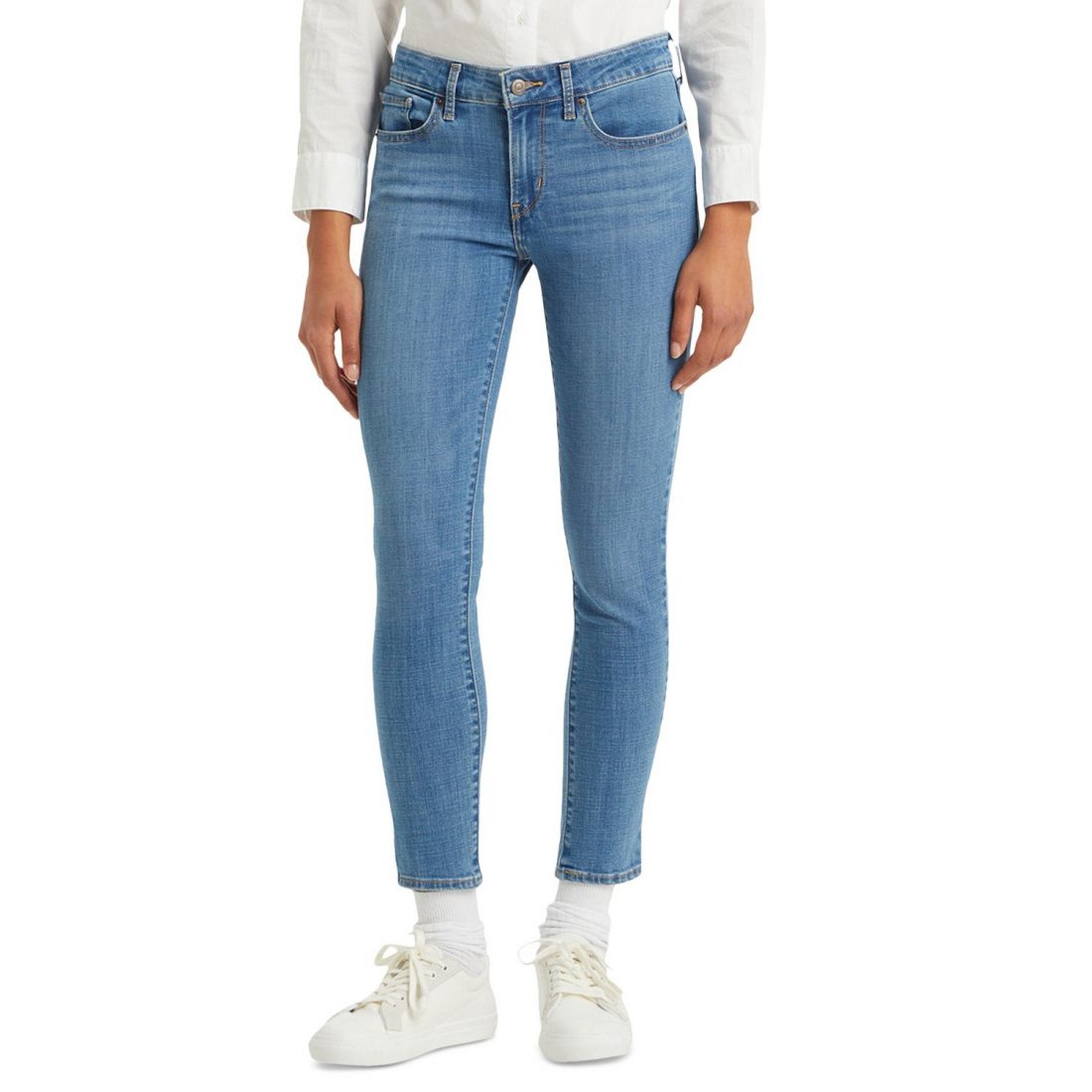 Levi's - Jeans skinny '711 Ripped' pour Femmes