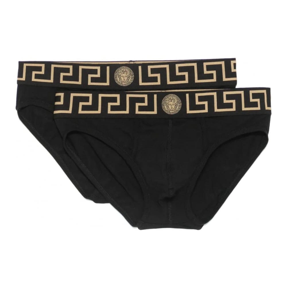Versace - Boxer 'Greca-Detail' pour Hommes - 2 Pièces