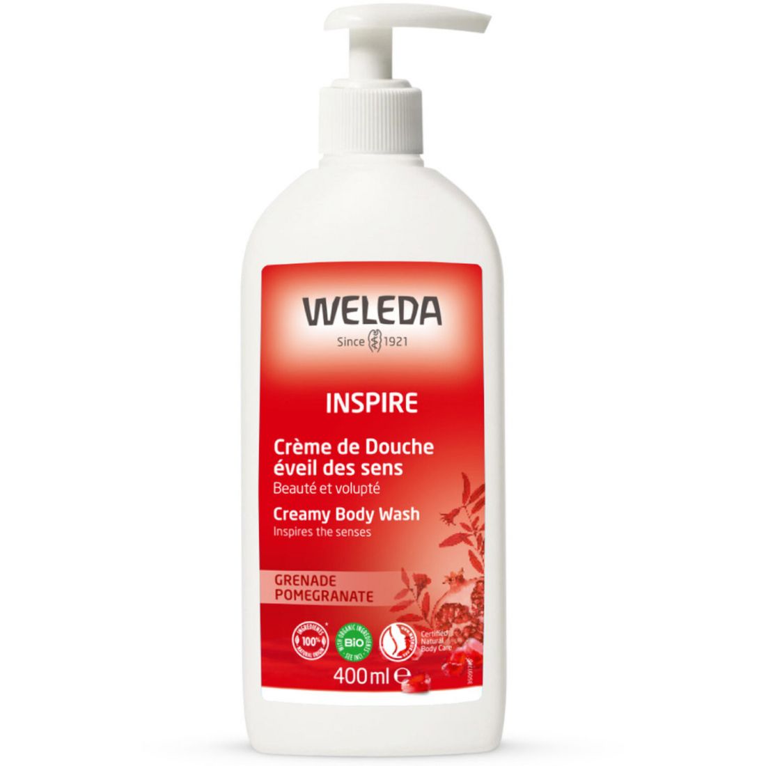 Weleda - Crème de Douche Éveil Des Sens à La Grenade - 400 ml