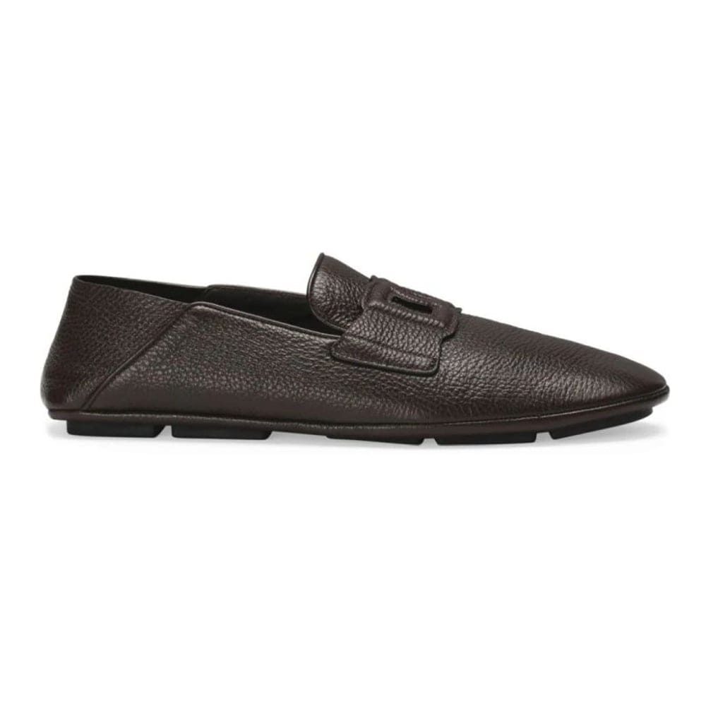 Dolce&gabbana - Mocassins 'Logo-Appliqué' pour Hommes