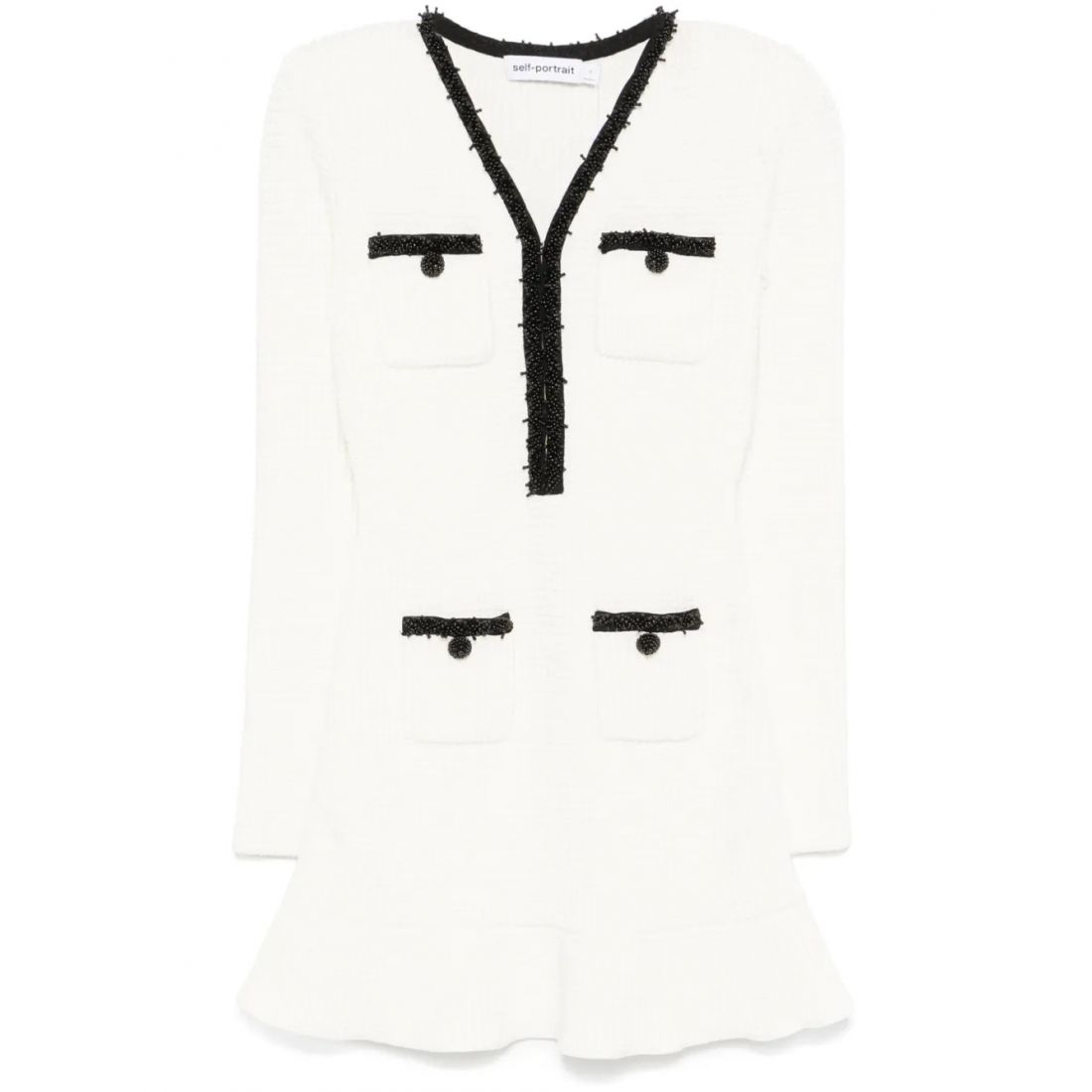Self portrait - Robe mini 'Knitted' pour Femmes