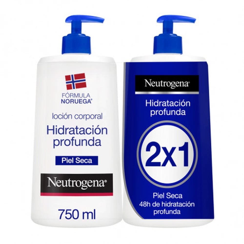 Neutrogena - Lotion pour le Corps 'Deep Hydration' - 750 ml, 2 Pièces