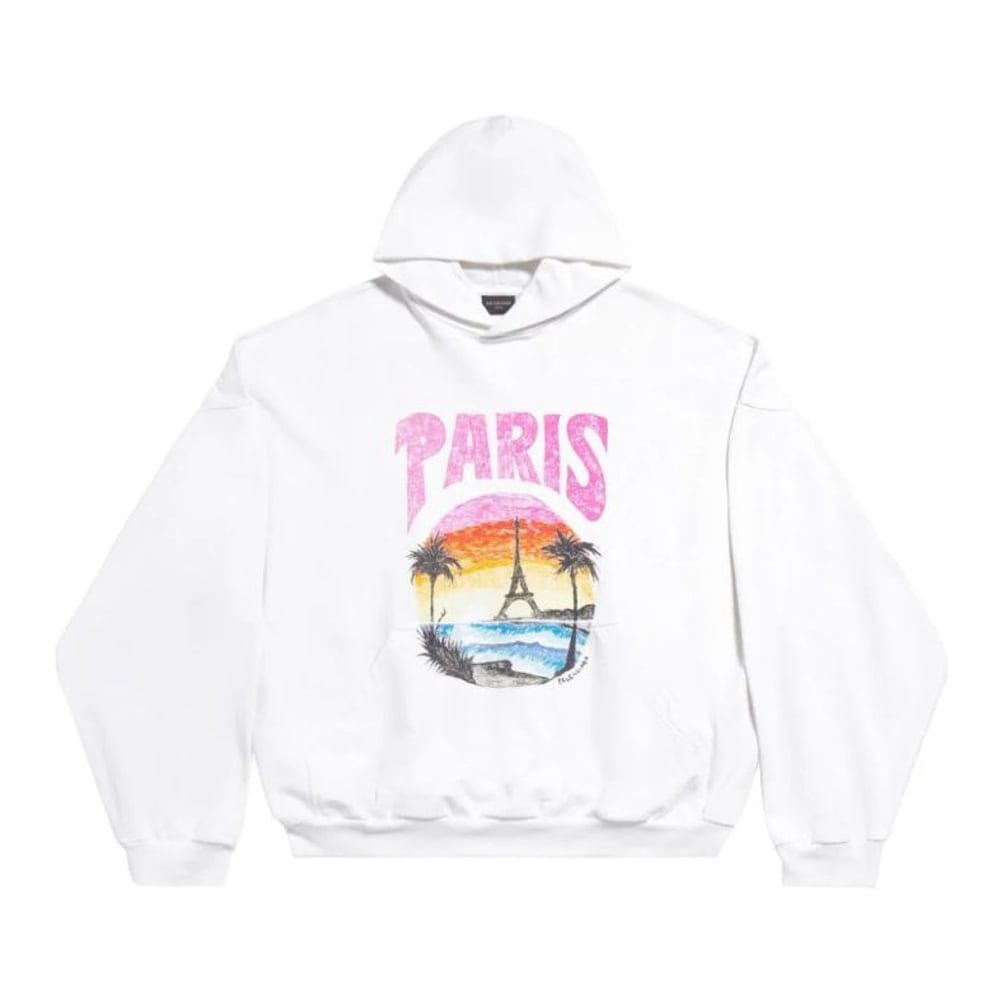 Balenciaga - Sweatshirt à capuche  'Paris Tropical' pour Femmes