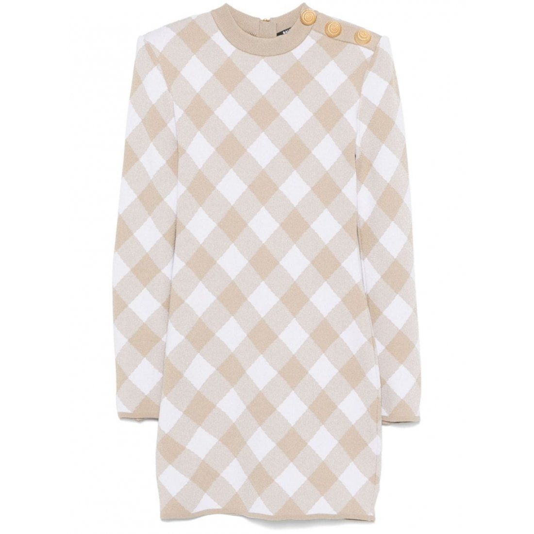 Balmain - Robe mini 'Checked' pour Femmes
