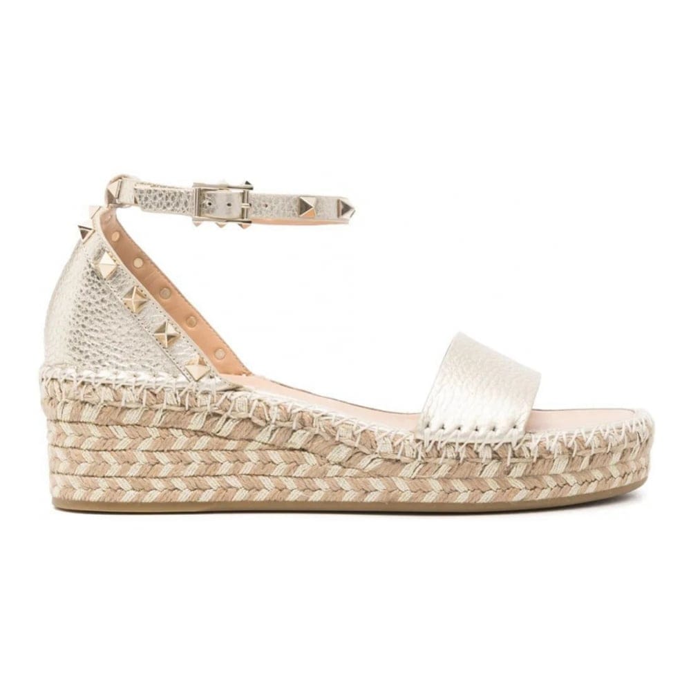Valentino garavani - Espadrilles 'Rockstud-Embellished' pour Femmes