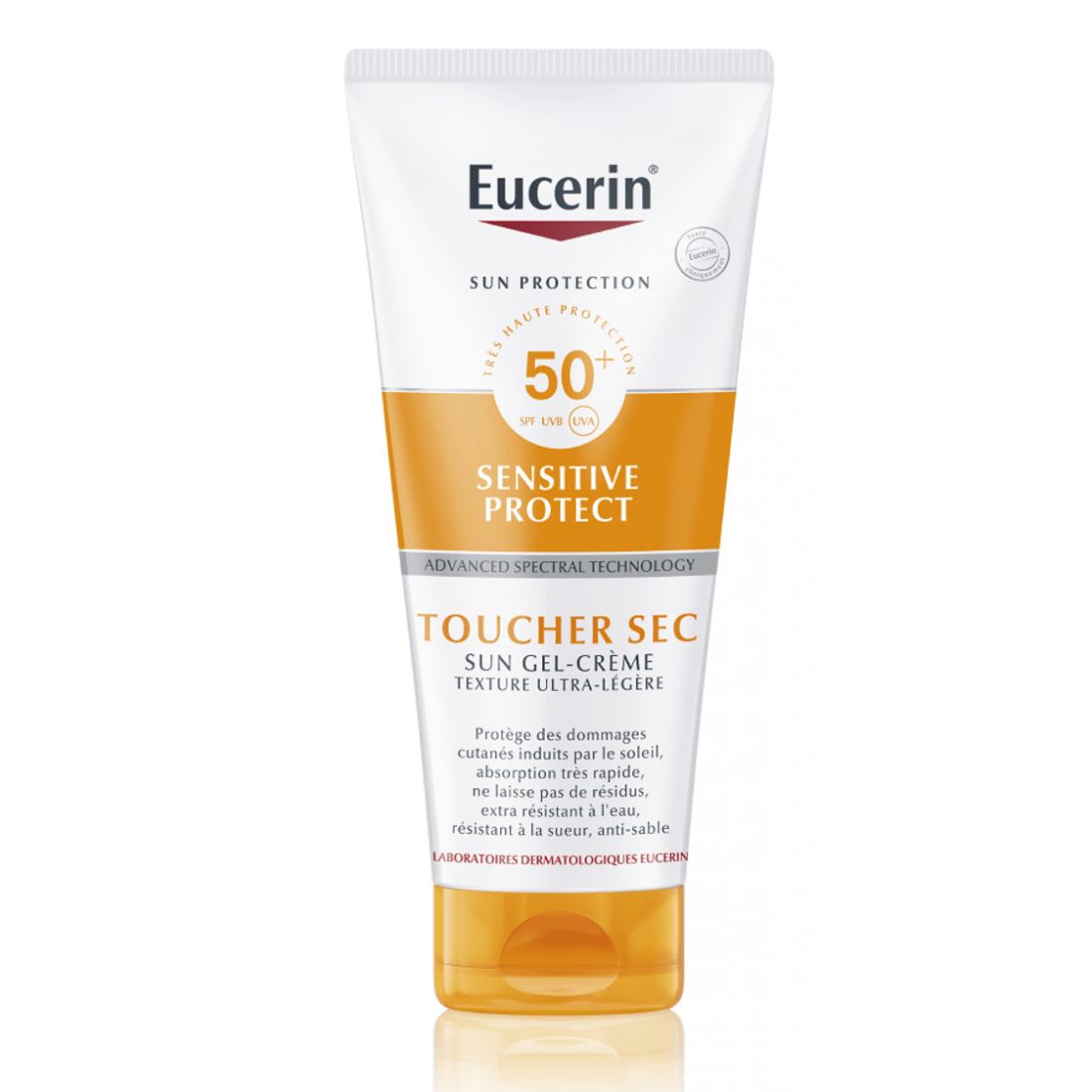 Eucerin - Gel-crème 'Sun Sensitive Protect Toucher Sec SPF50+' - 200 ml