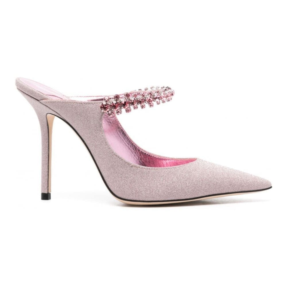 Jimmy choo - Mules à talon 'Bing Glitter-Detailed' pour Femmes
