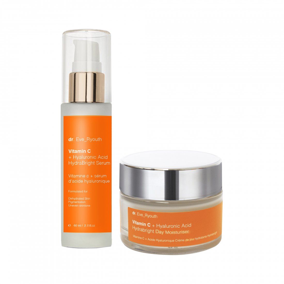 Dr. eve_ryouth - Hydratant, Sérum 'Vitamin C + Hyaluronic' - 2 Pièces