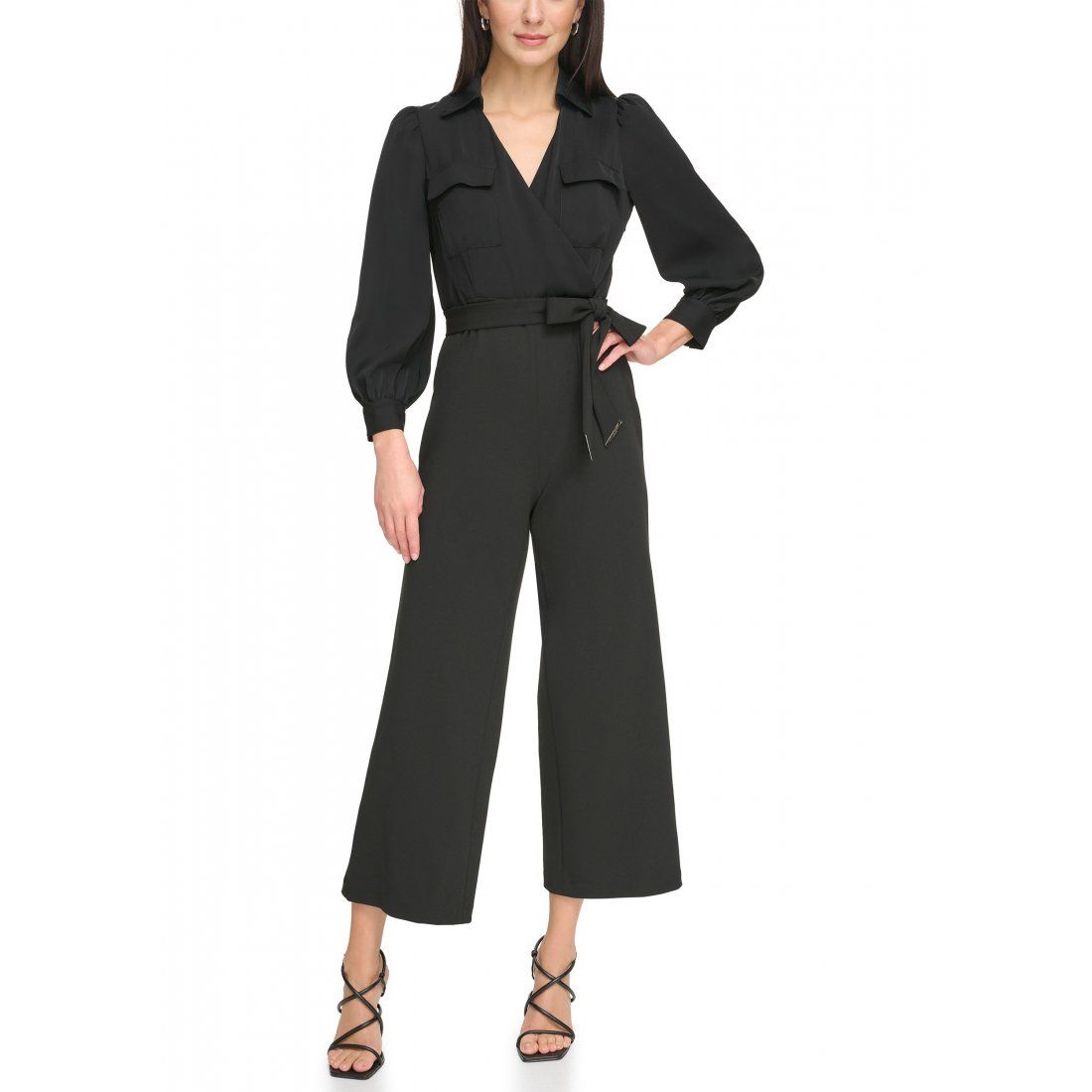 Dkny - Combinaison  'Long Sleeve Collar Neck Solid' pour Femmes