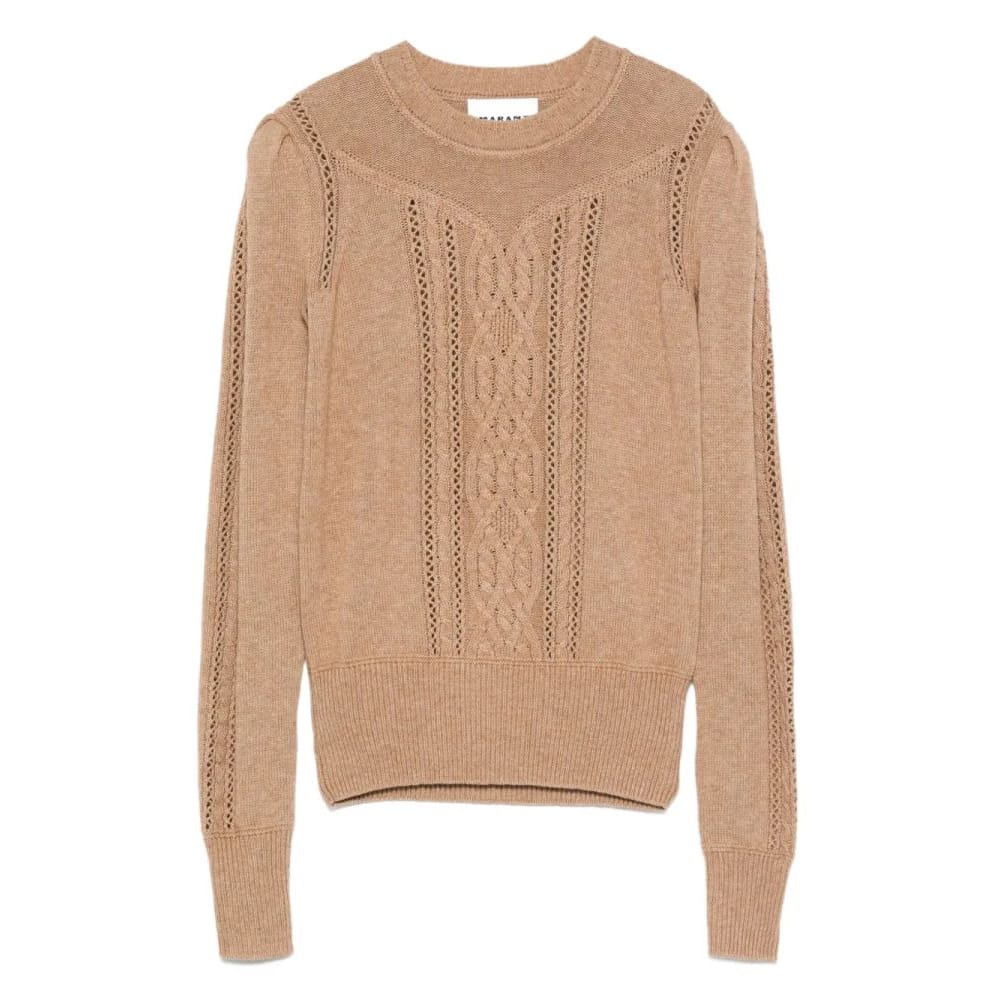 Isabel marant etoile - Pull 'Cable-Knit Puff-Sleeve' pour Femmes
