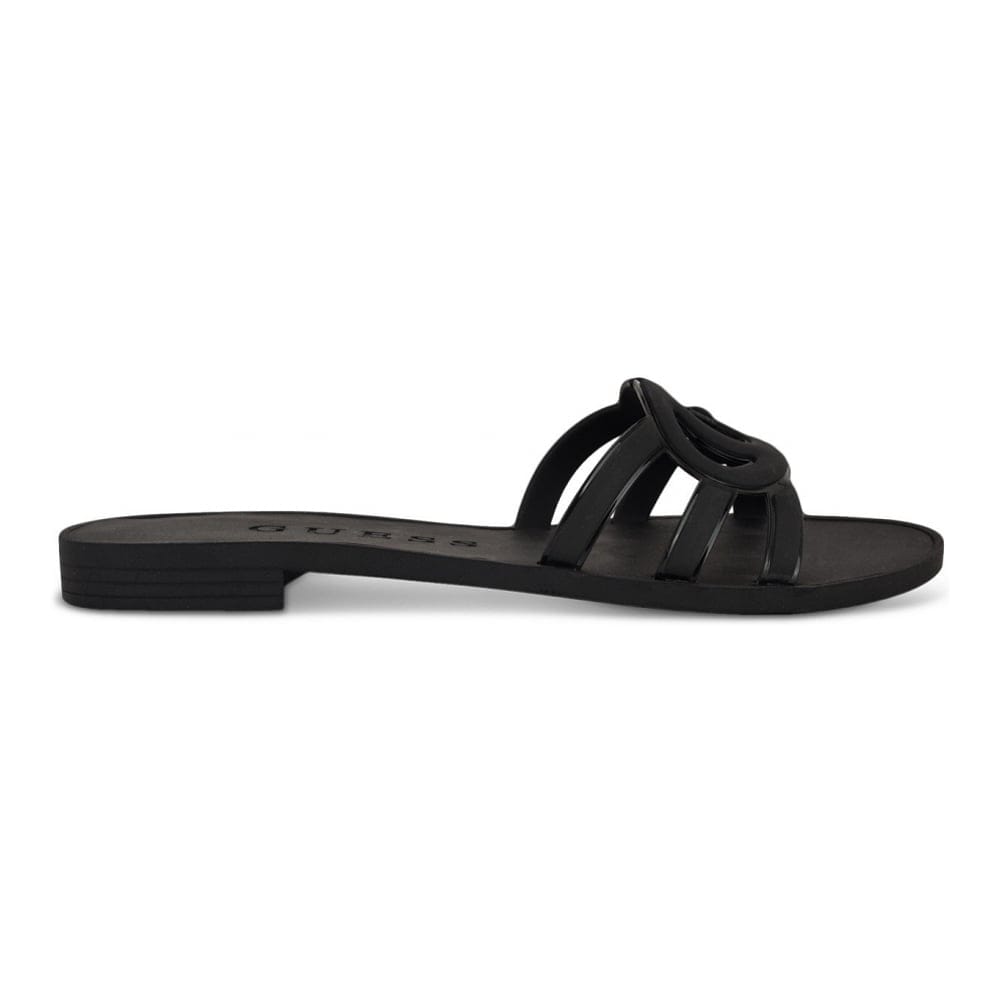 Guess - Sandales plates 'Elyho Logo Cutout Jelly' pour Femmes