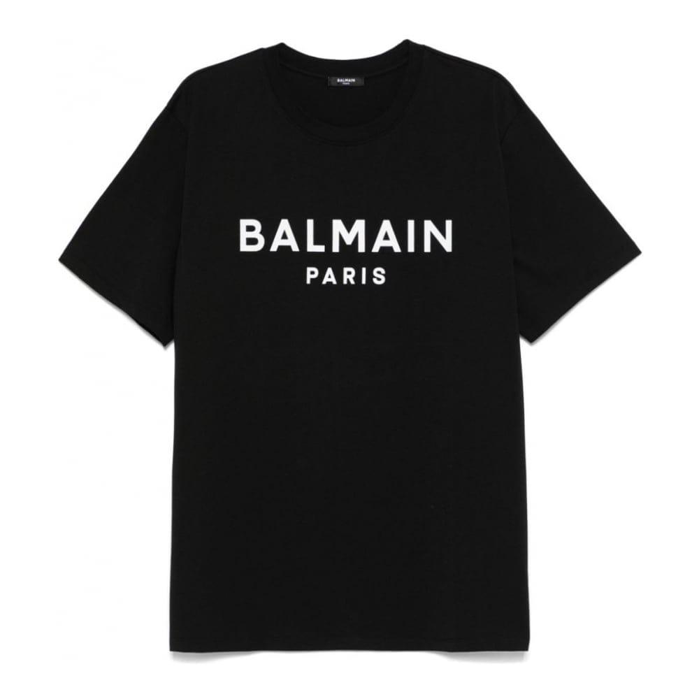 Balmain - T-shirt 'Logo-Print' pour Hommes