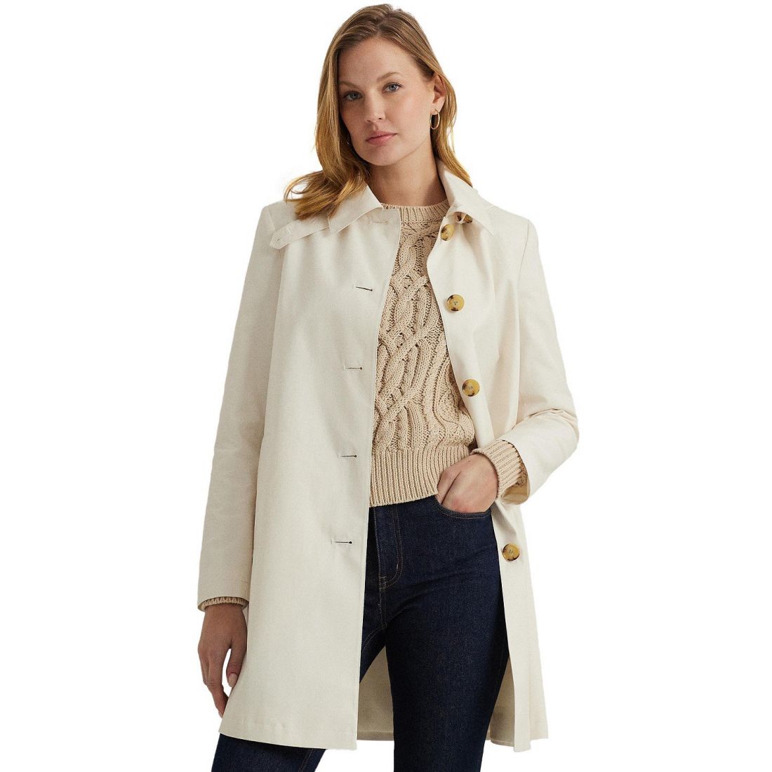 Lauren ralph lauren - "'Hooded Raincoat' pour Femmes"
