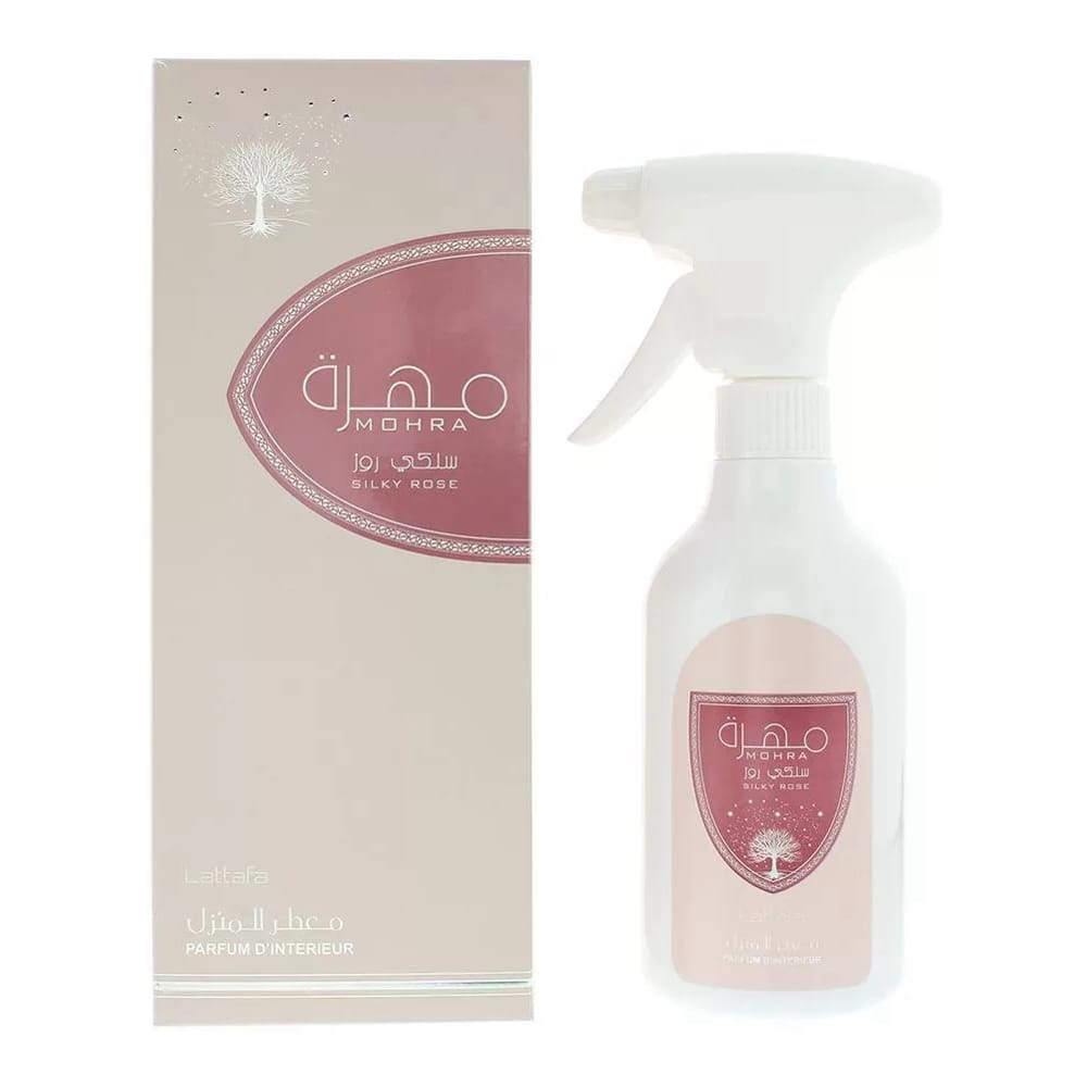 Lattafa perfumes - Spray d'ambiance 'Mohra Silk Rose' - 450 ml