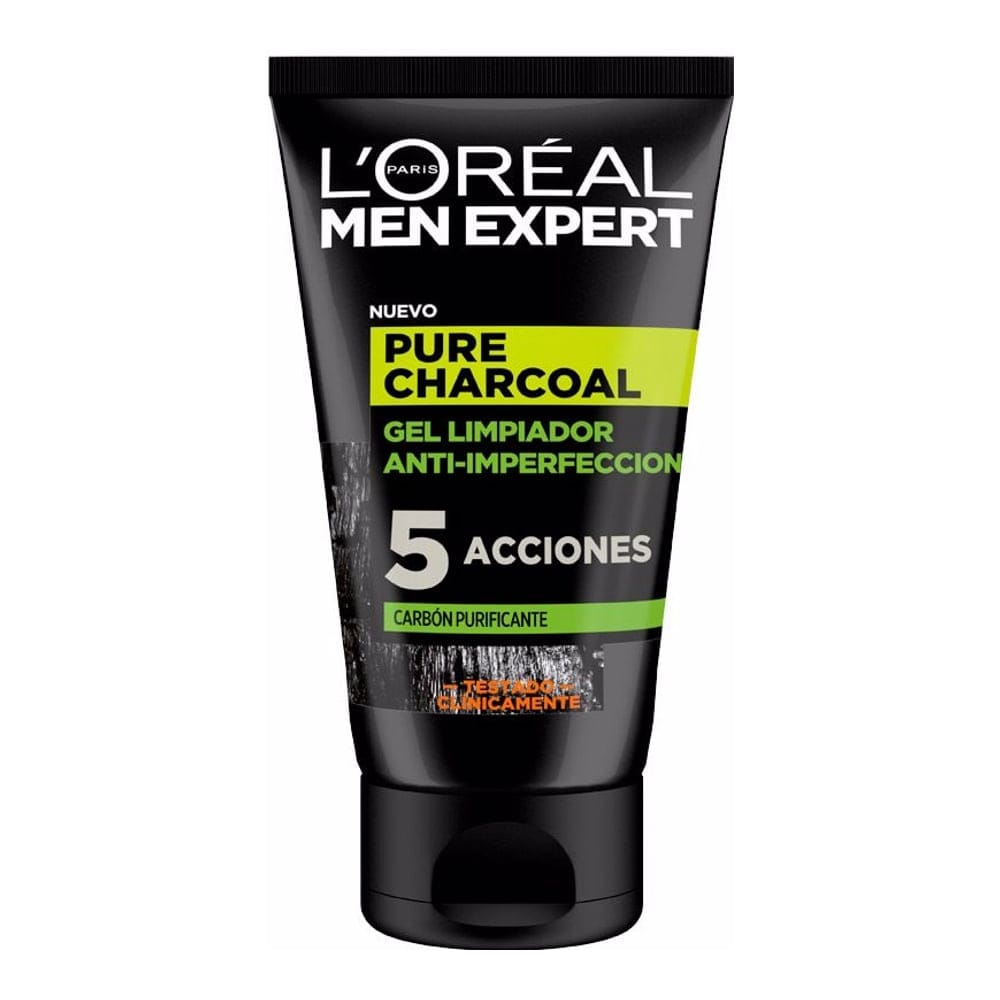 L'Oréal Paris - Gel Nettoyant 'Men Expert Pure Charcoal Purifying' - 100 ml