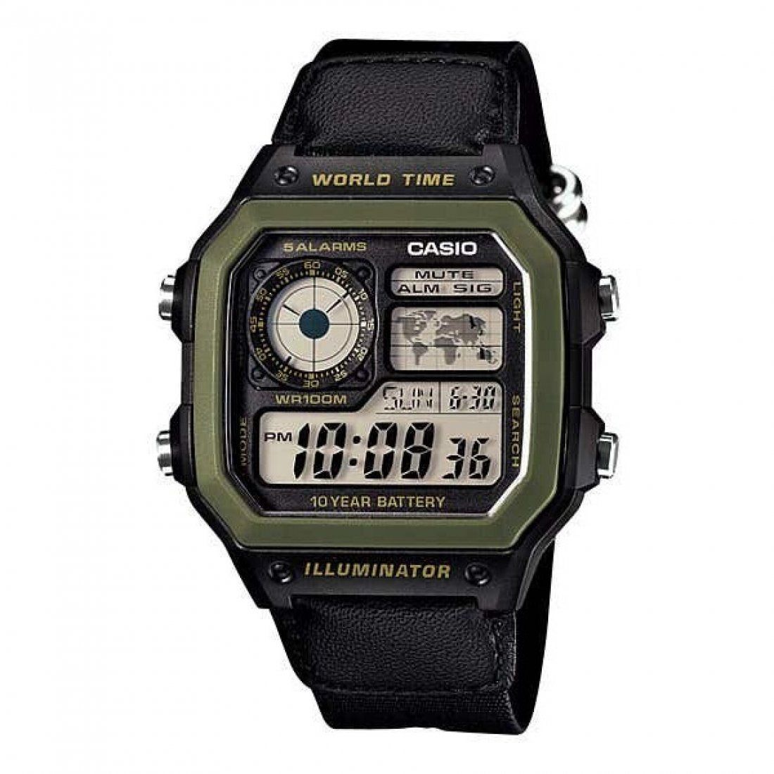 Casio - Montre 'AE1200WHB1BV' pour Hommes