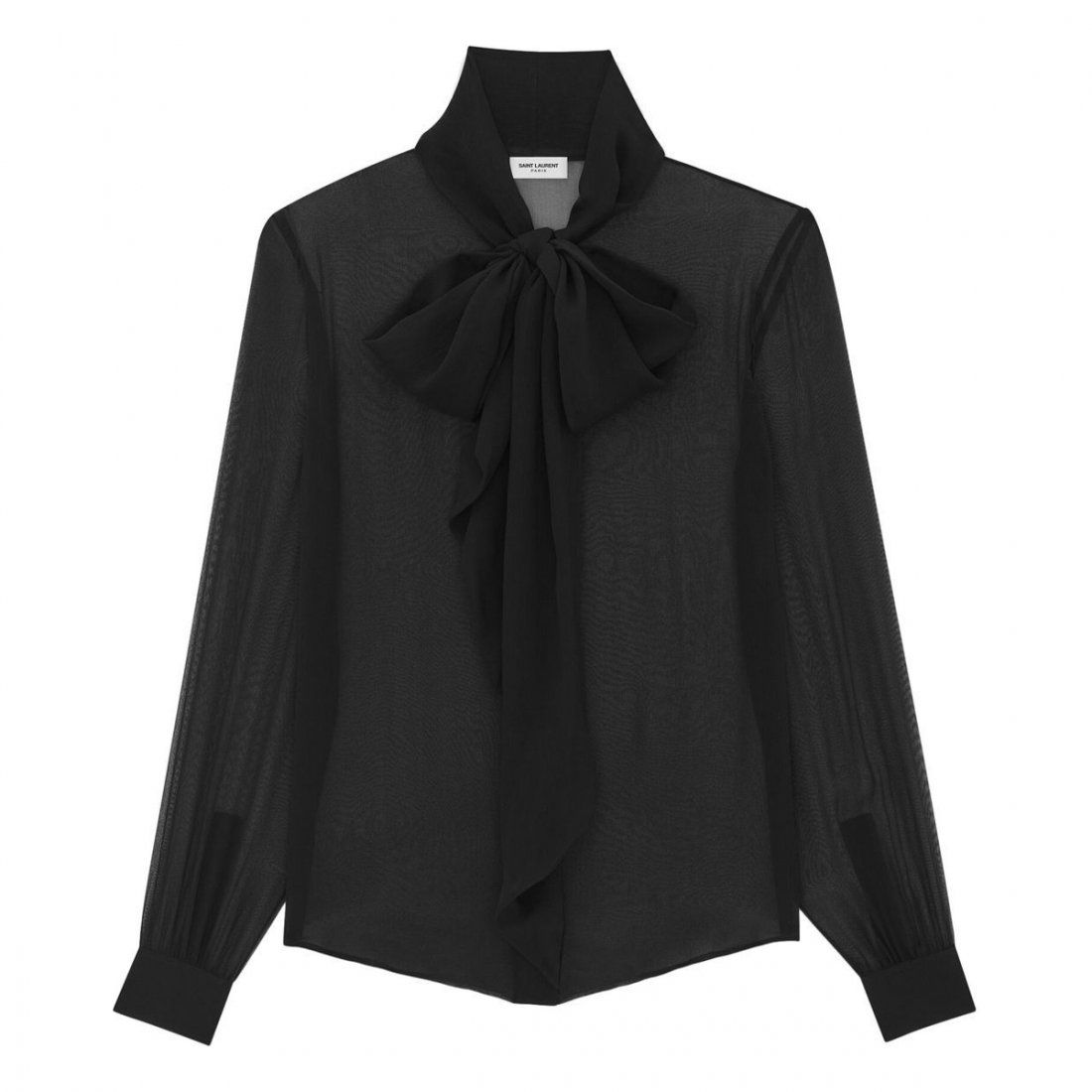 Saint laurent - Blouse à manches longues 'Pussy Bow' pour Femmes