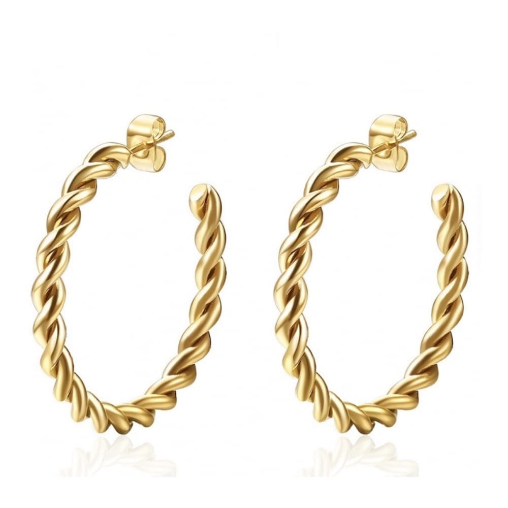 Liv oliver - Boucles d'oreilles 'Twist Hoop' pour Femmes