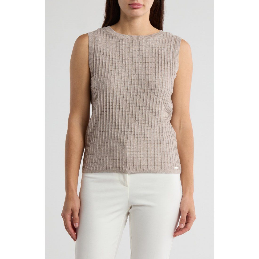 Calvin klein - 'Crewneck Sweater Vest' pour Femmes