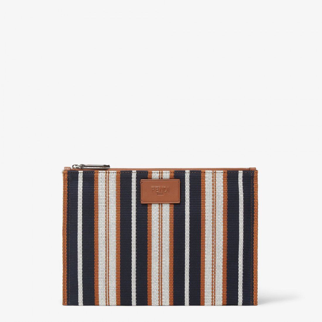 Fendi - Pochette 'Signature Flat Medium' pour Hommes