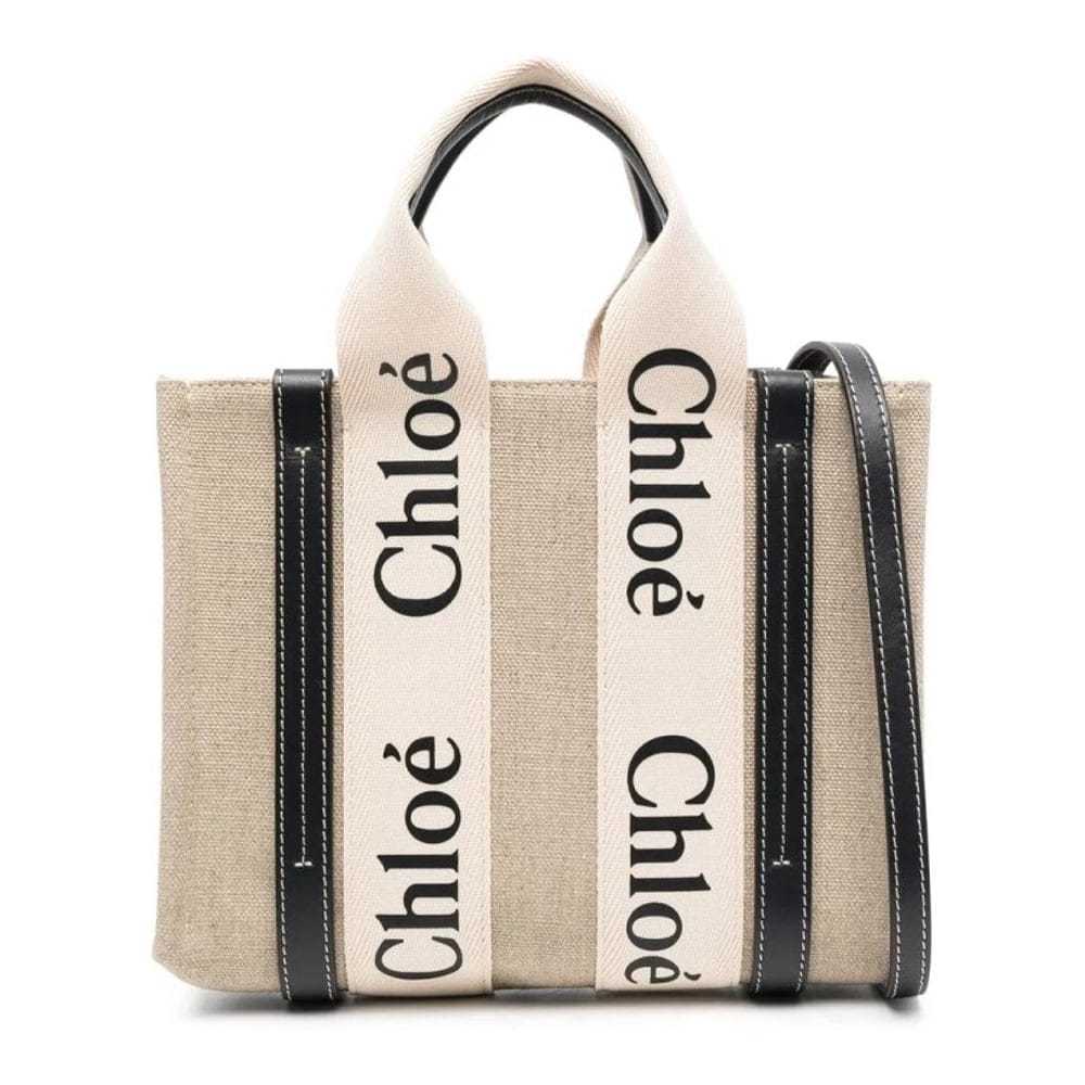 Chloé - "Sac Cabas 'Woody Logo-Strap' pour Femmes"