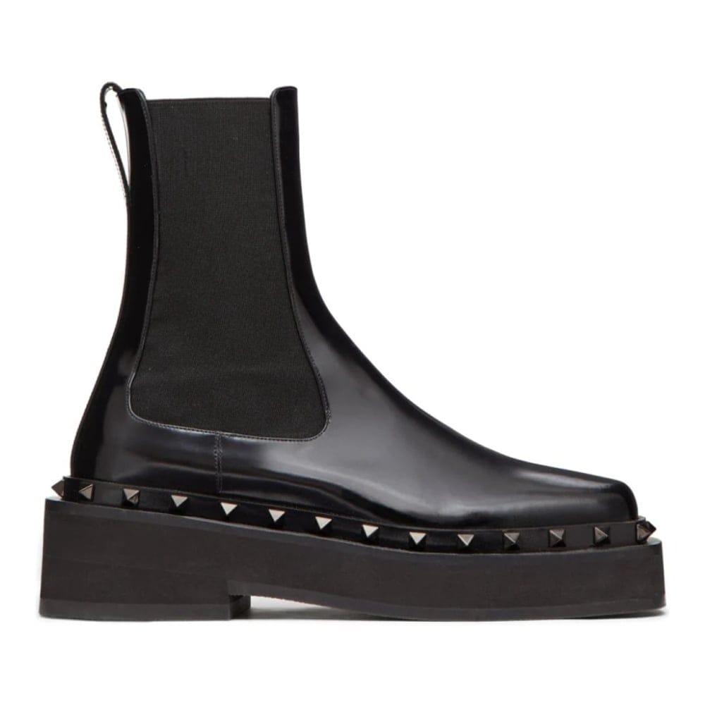 Valentino Garavani - Bottines Chelsea 'M Way Rockstud Beatle' pour Femmes