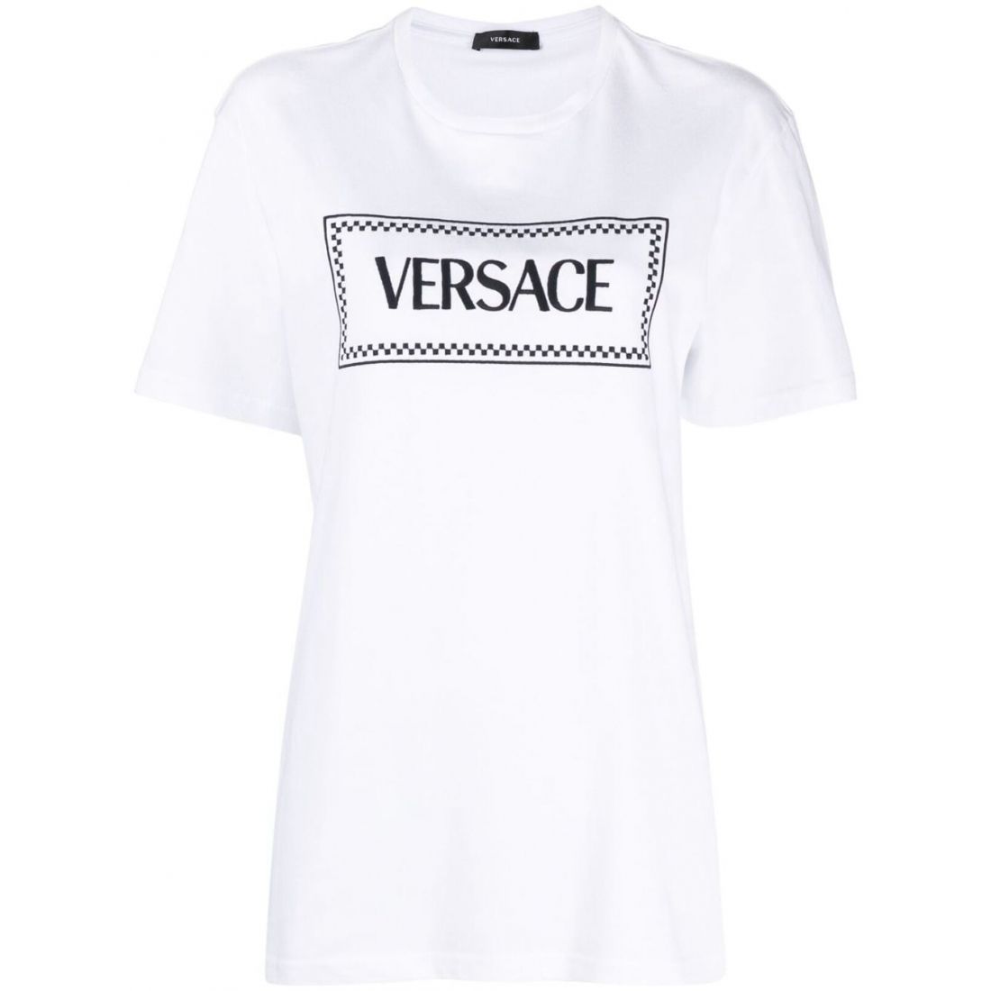 Versace - T-shirt 'Logo Embroidered' pour Femmes