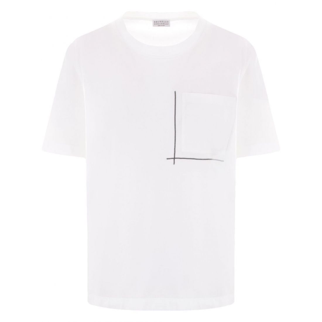 Brunello cucinelli - T-shirt 'Monili-Embellished' pour Femmes