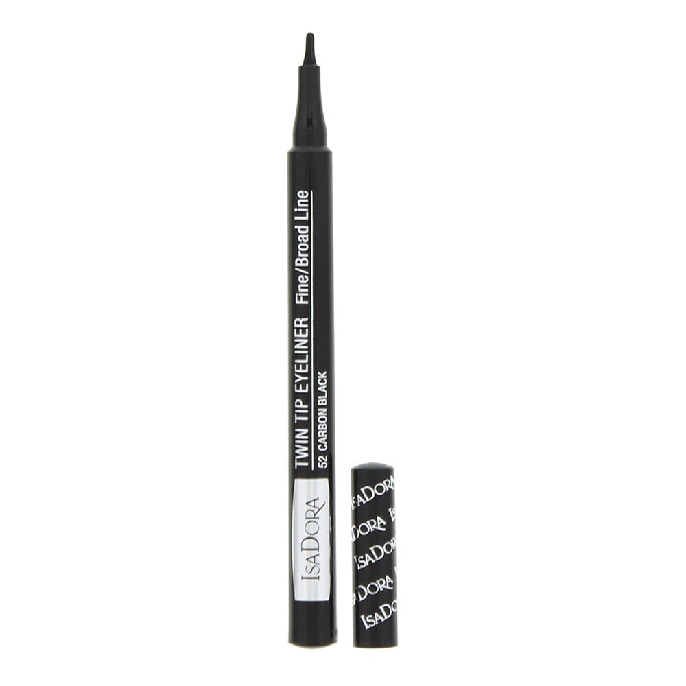 Isadora - Eyeliner 'Twin Tip' - 52 Carbon Black 1 g