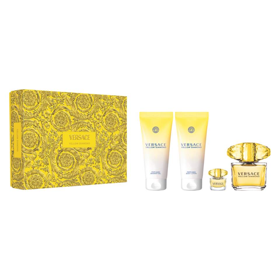 Versace - Coffret de parfum 'Yellow Diamond' - 4 Pièces