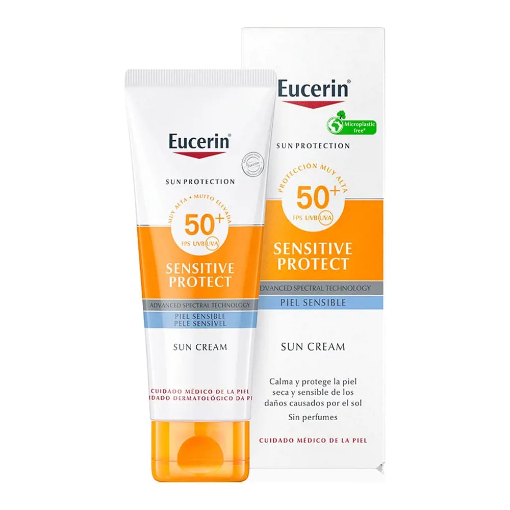 Eucerin - Crème solaire pour le visage 'Sensitive Protect SPF50+' - 50 ml