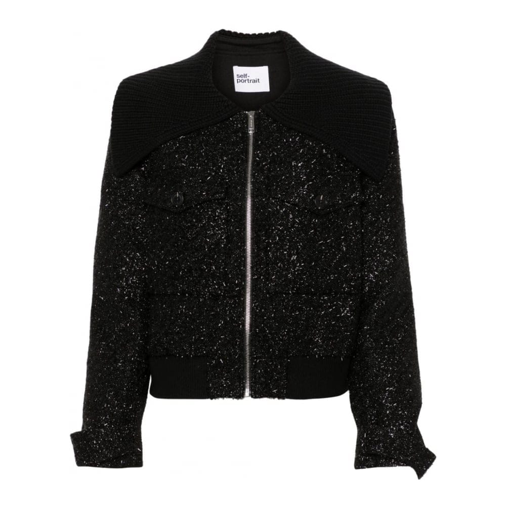 Self portrait - Blouson bomber 'Bouclé' pour Femmes
