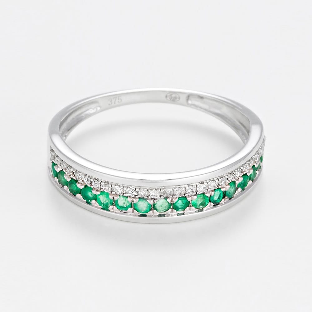 Diamanta - Bague 'Double Voie' pour Femmes