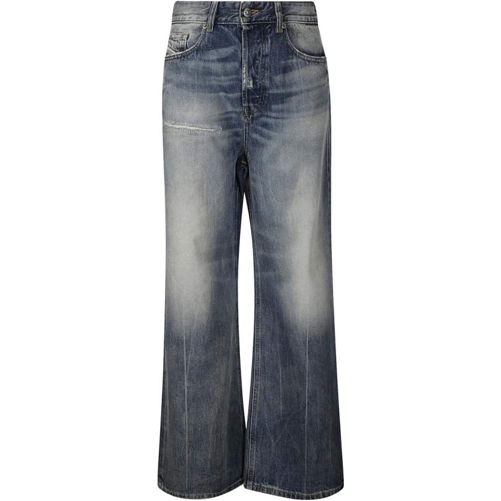 Diesel - Jeans 'Washed Effect Wide Leg' pour Femmes