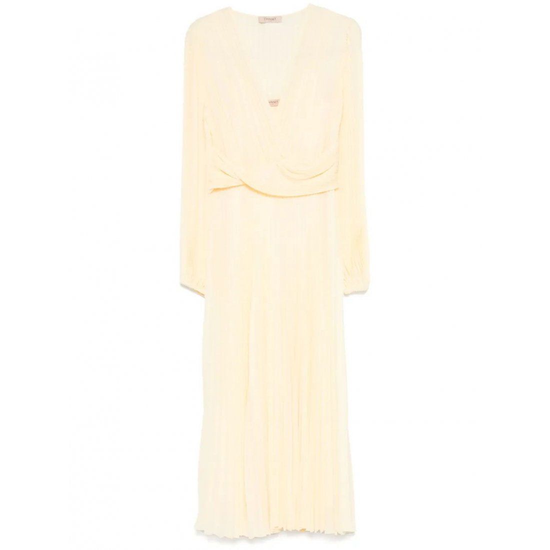 Twin set - Robe maxi 'Plissé' pour Femmes