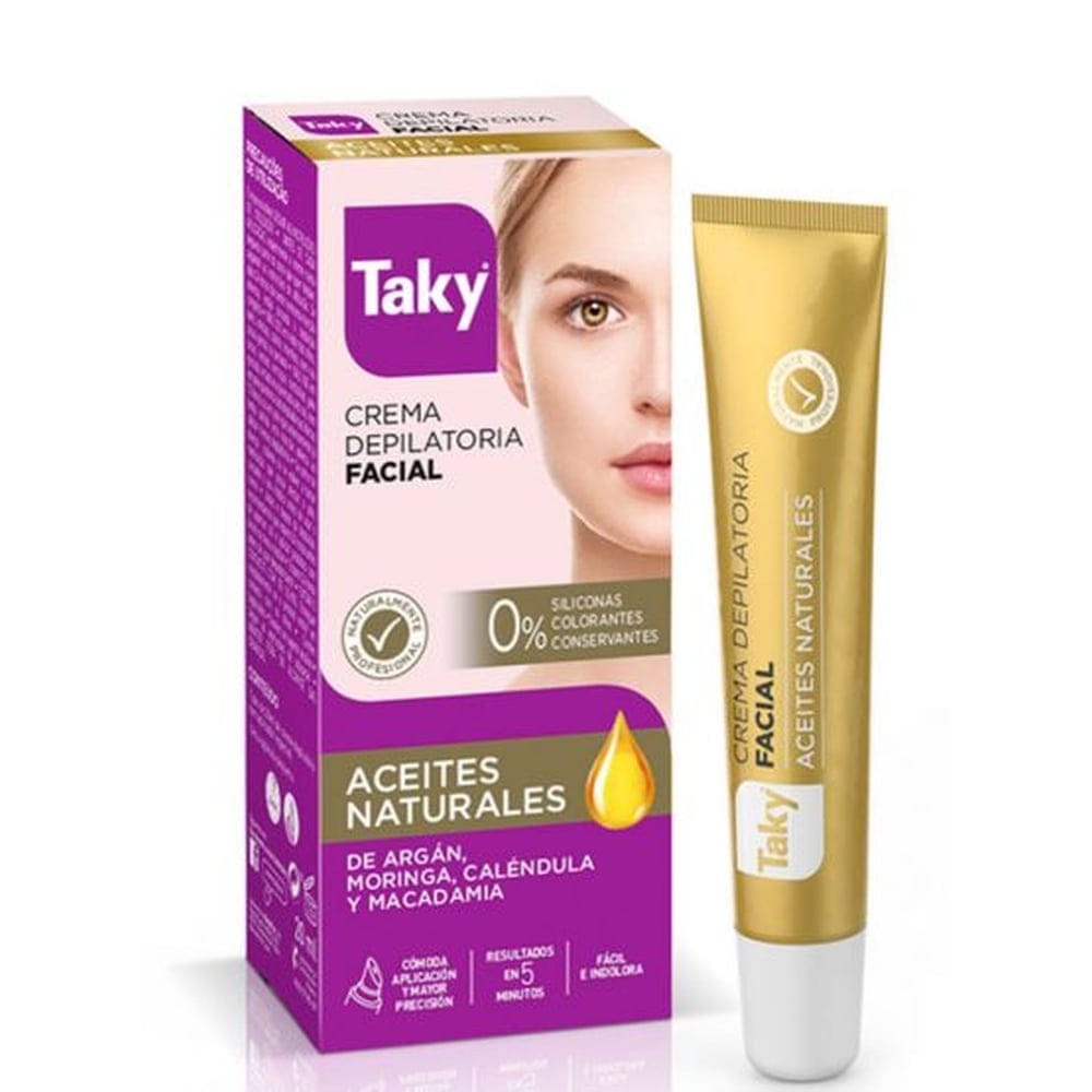 Taky - Crème d'épilation 'Natural Oil Face' - 20 ml