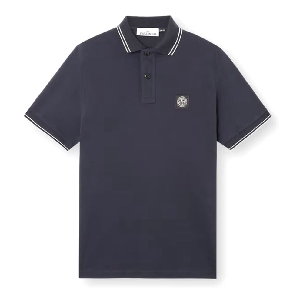 Stone island - Polo 'Compass Patch' pour Hommes