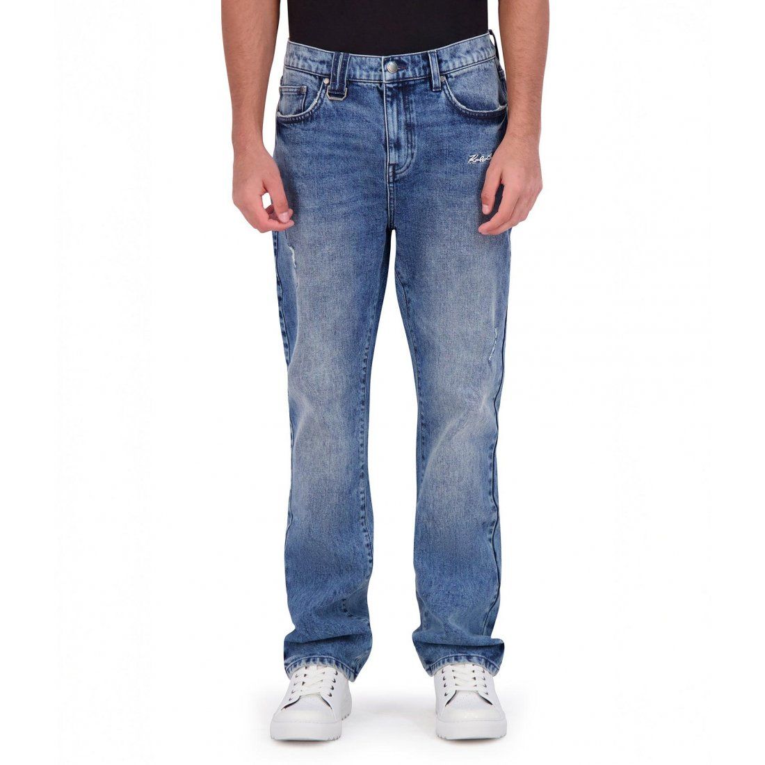 Karl lagerfeld paris - Jeans '5 Pocket With Signature Logo' pour Hommes