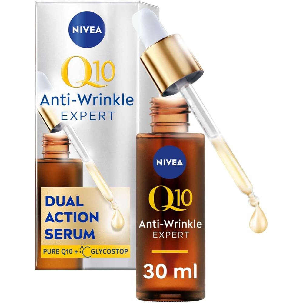 Nivea - Sérum anti-rides 'Q10+ Dual Action Expert' - Peau sèche, 30 ml