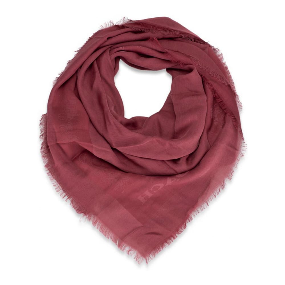Coach - Foulard 'Horse And Carriage Print Border Oversized Square' pour Femmes