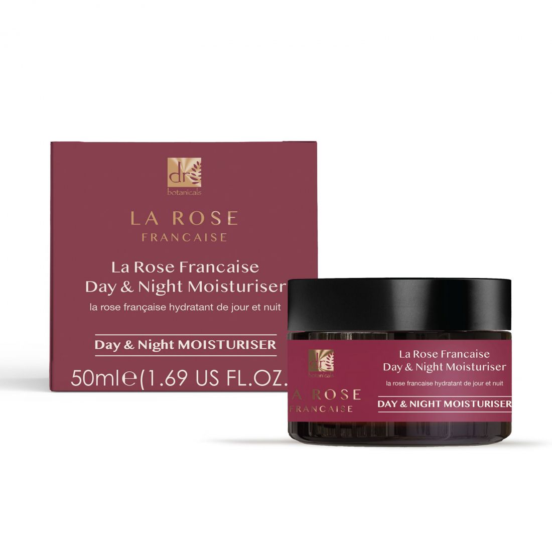 Dr. botanicals - Crème hydratante pour le visage 'La Rose Francaise Duo Day & Night' - 50 ml