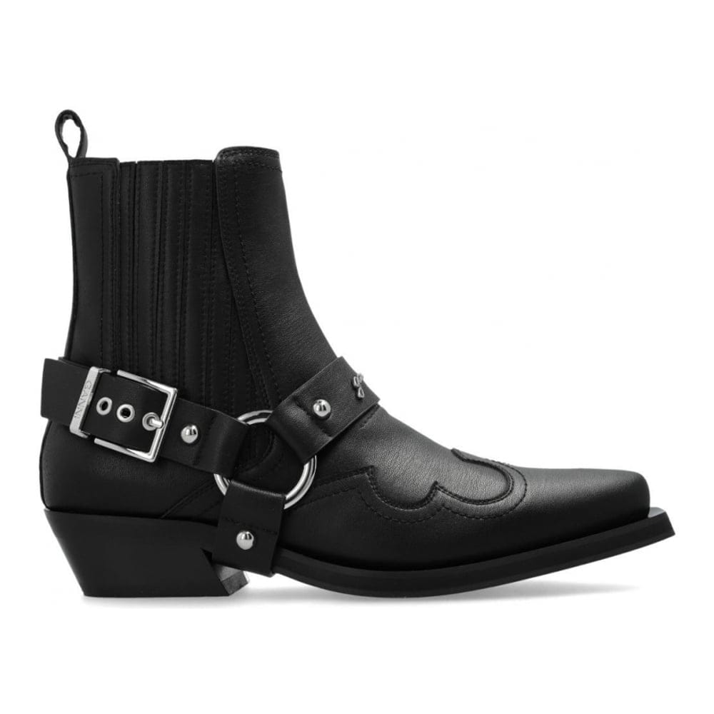 Ganni - "Bottines Chelsea 'Western' pour Femmes"