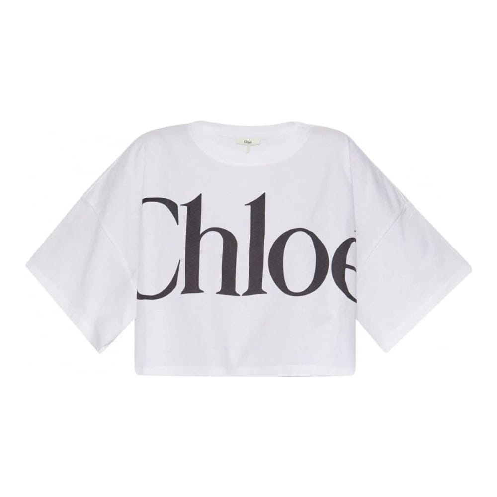 Chloé - Crop Top 'Logo' pour Femmes