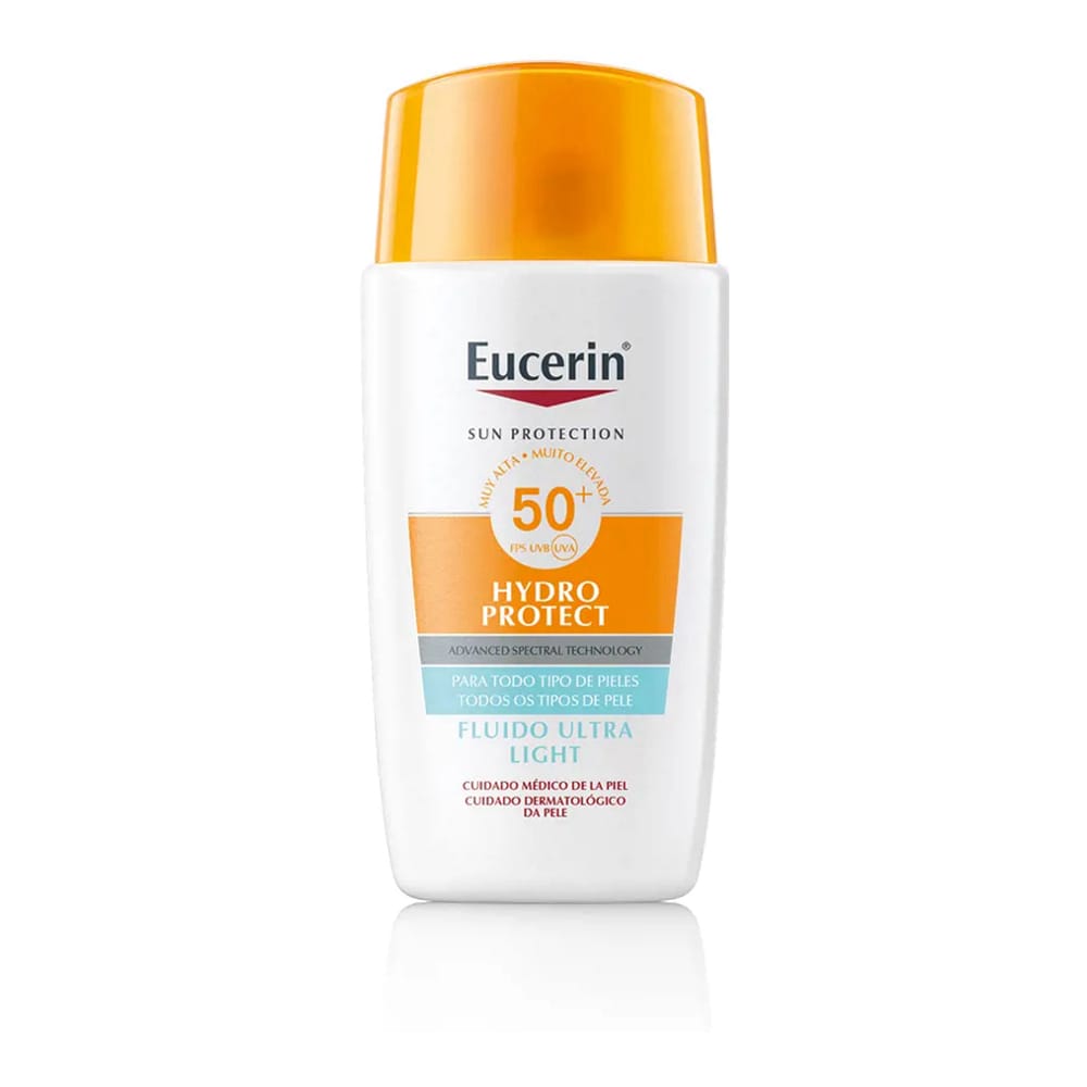 Eucerin - Crème solaire pour le visage 'Sensitive Protect Ultra Light Fluid SPF50+' - 50 ml