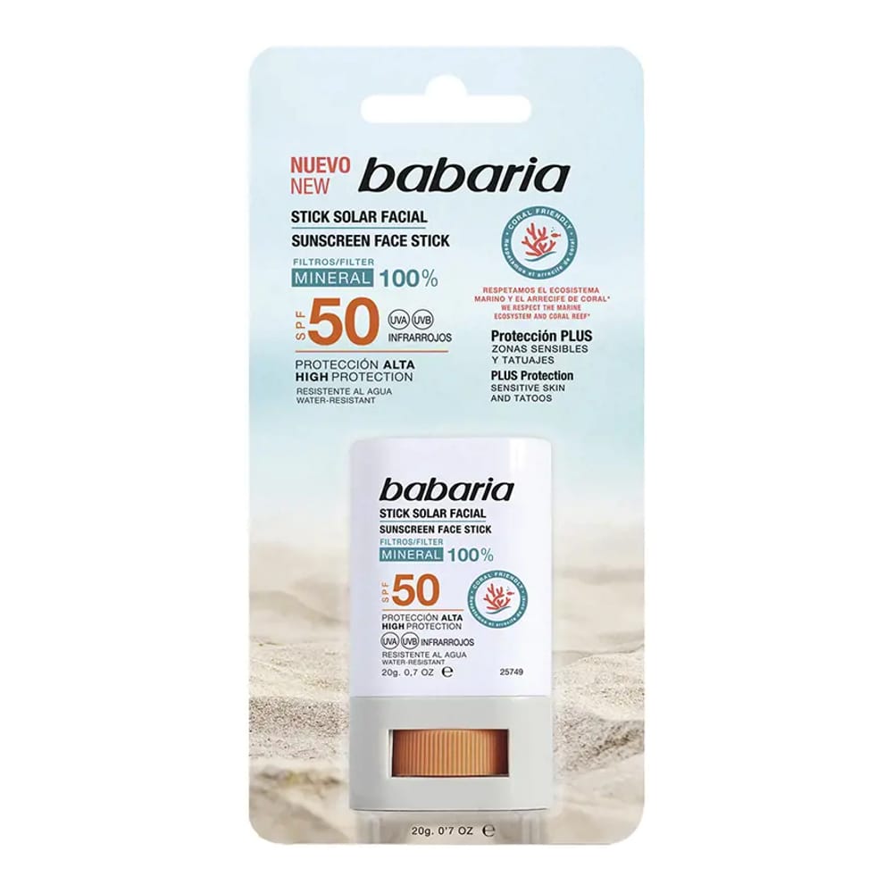 Babaria - Stick protection solaire 'SPF50' - 20 g