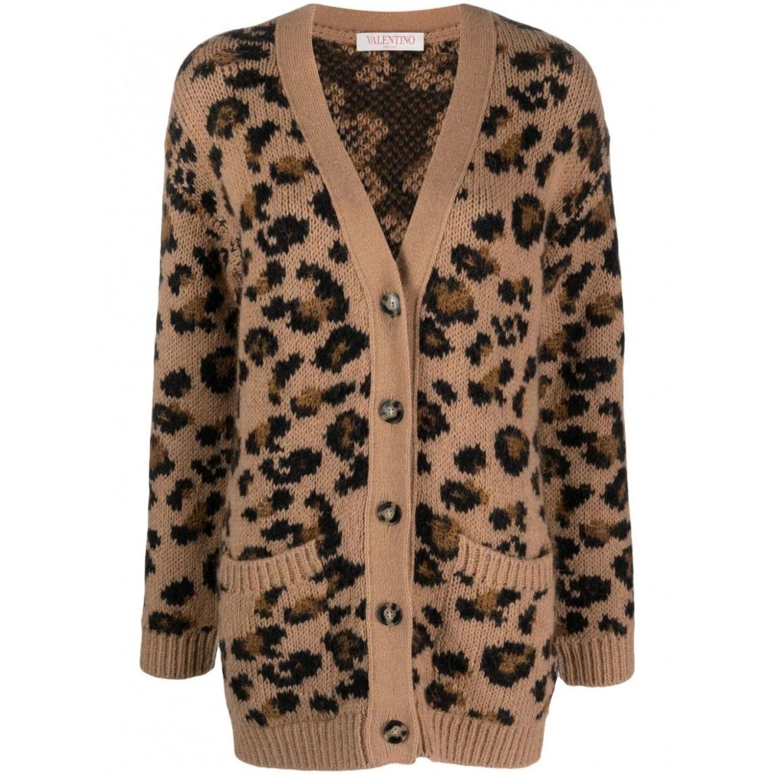 Valentino - Cardigan 'Leopard' pour Femmes