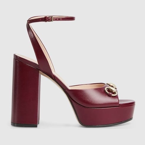Gucci - Sandales à semelle plateforme 'Horsebit' pour Femmes