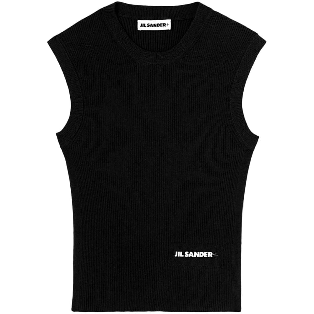 Jil sander - Pull sans manches 'Logo-Print' pour Femmes