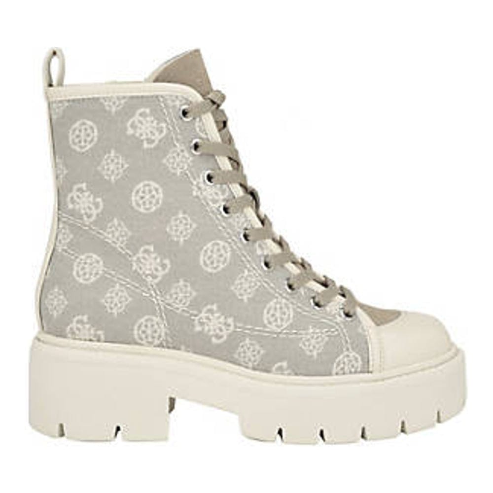 Guess - Bottes 'Shutter Lace-Up with Logo Pattern' pour Femmes